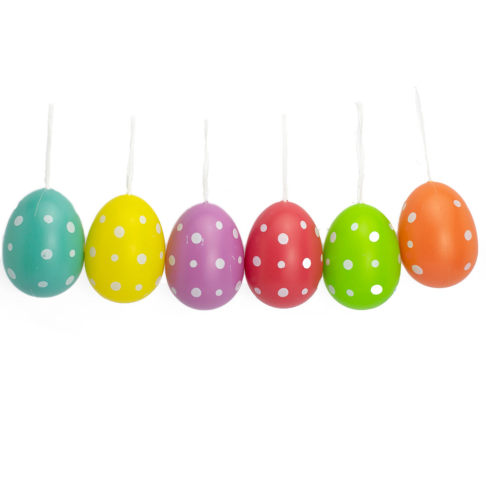 Multi-Coloured Fillable Easter Eggs, 6-pk