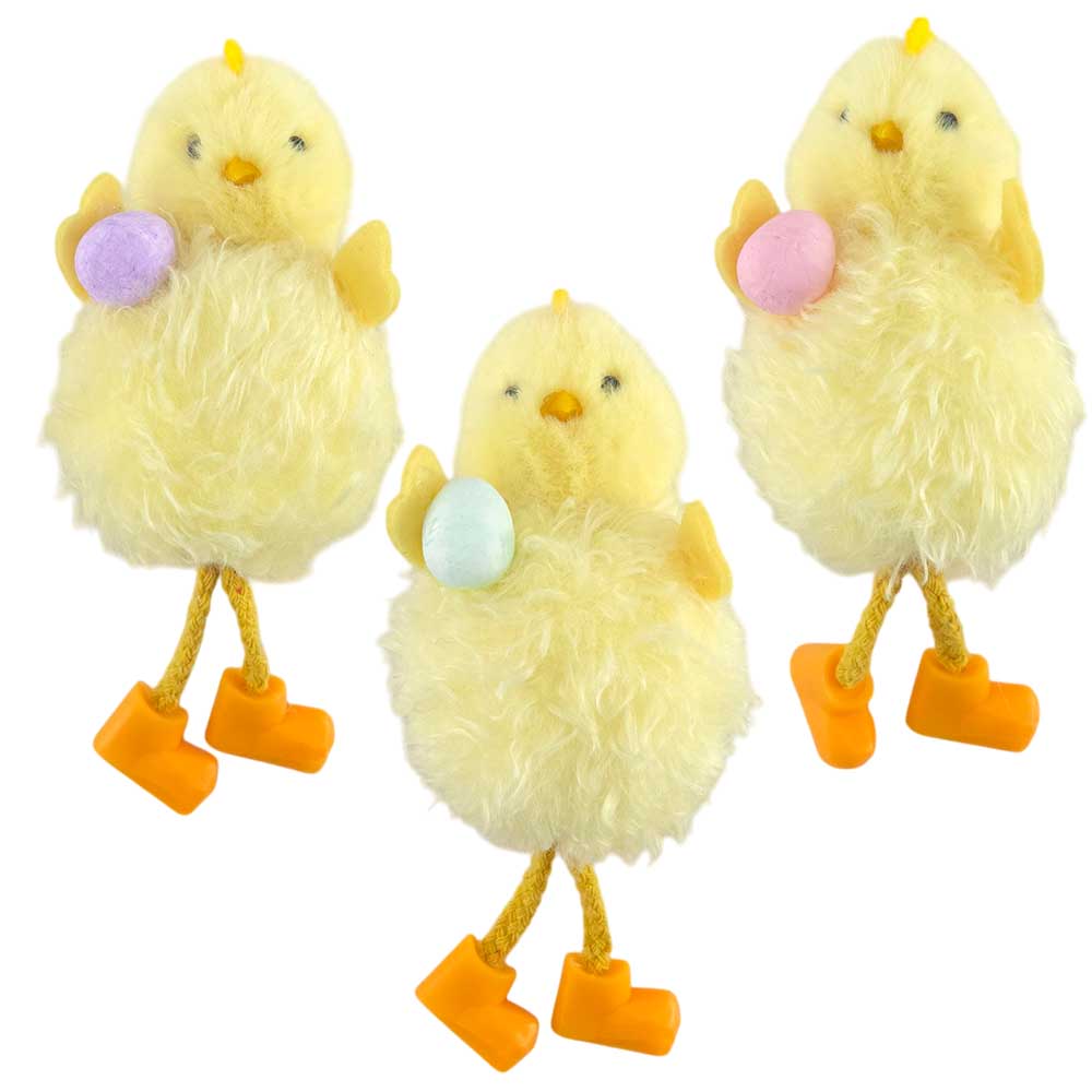 So Cute Fluffy Easter Chick | Easter Home Décor | Single | Gisela Graham | 15cm