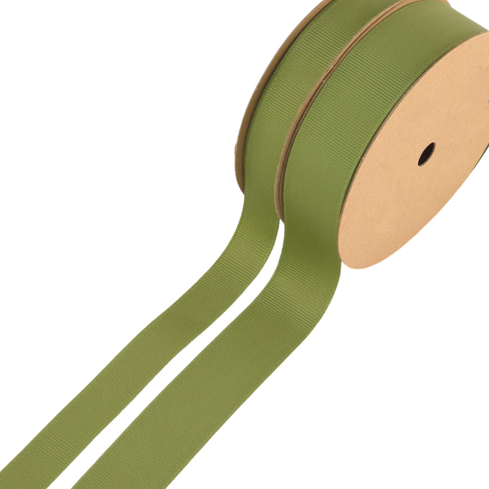 Eco Recycled Plastic | Grosgrain Ribbon | 16mm or 25mm Wide | 20 Yard Reel