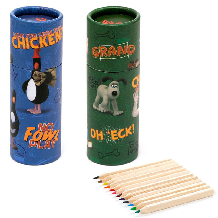 Wallace & Gromit | Pencil Crayons for Kids | Single | Mini Gift | Cracker Filler