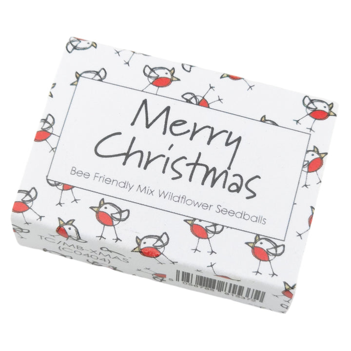 Chirpy Robin | Merry Christmas | Bee Mix Seedballs | Cracker Filler | Mini Gift