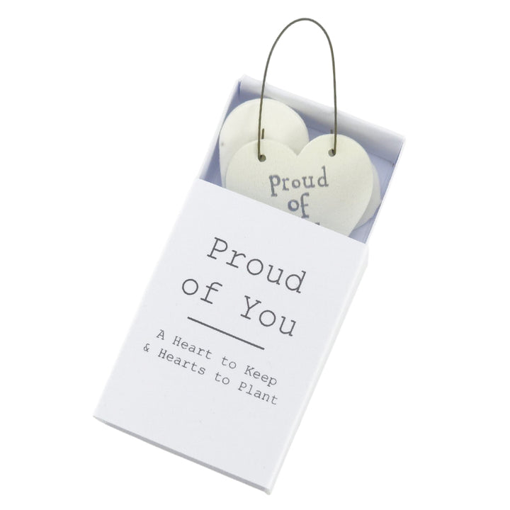 Proud of You | Hearts to Keep and to Plant | Cracker Filler | Mini Gift