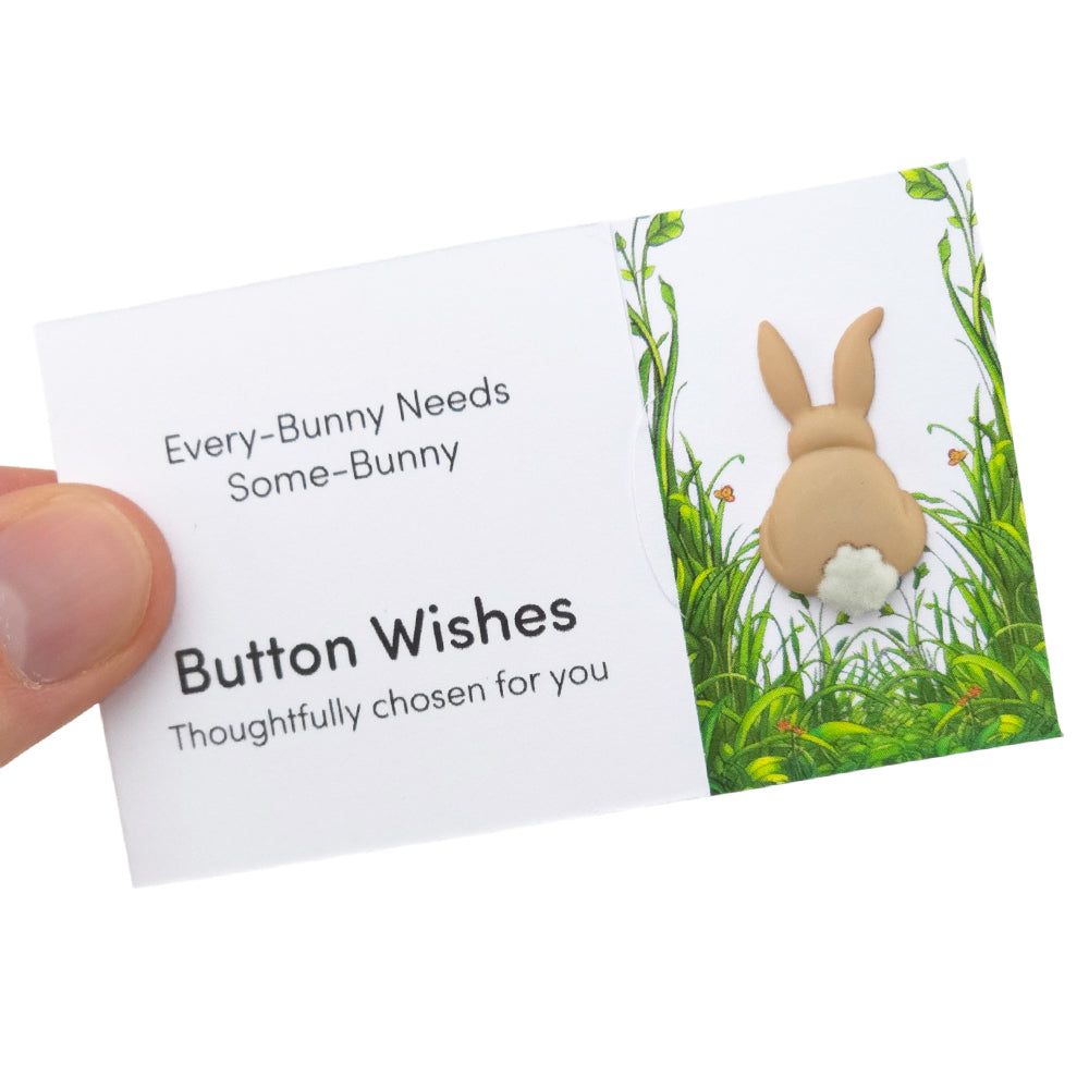 Every-Bunny Needs Some-Bunny | Button Wishes | Mini Gift | Cracker Filler