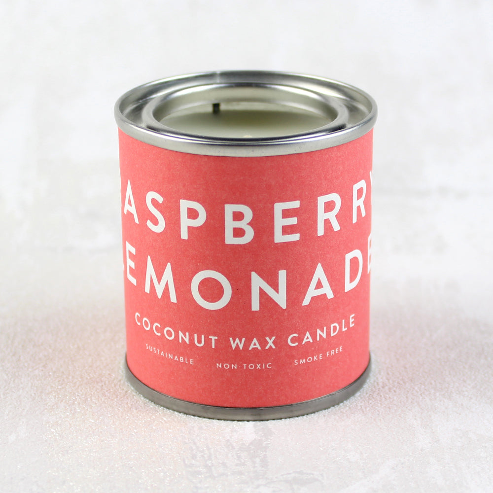 Raspberry Lemonade | Coconut Wax Candle in a Mini Tin | Cracker Filler