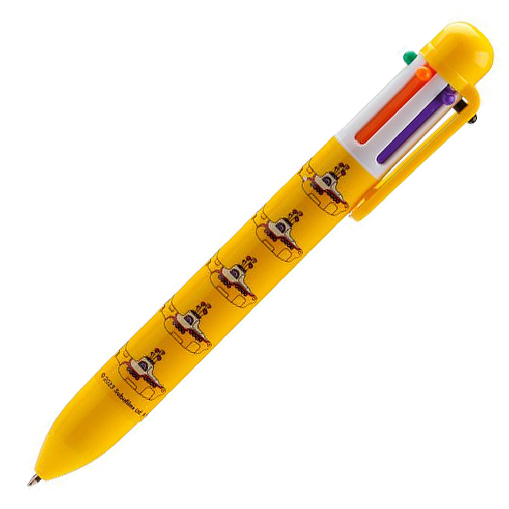 Yellow Submarine Multi 6 Colour Pen | The Beatles | Mini Gift