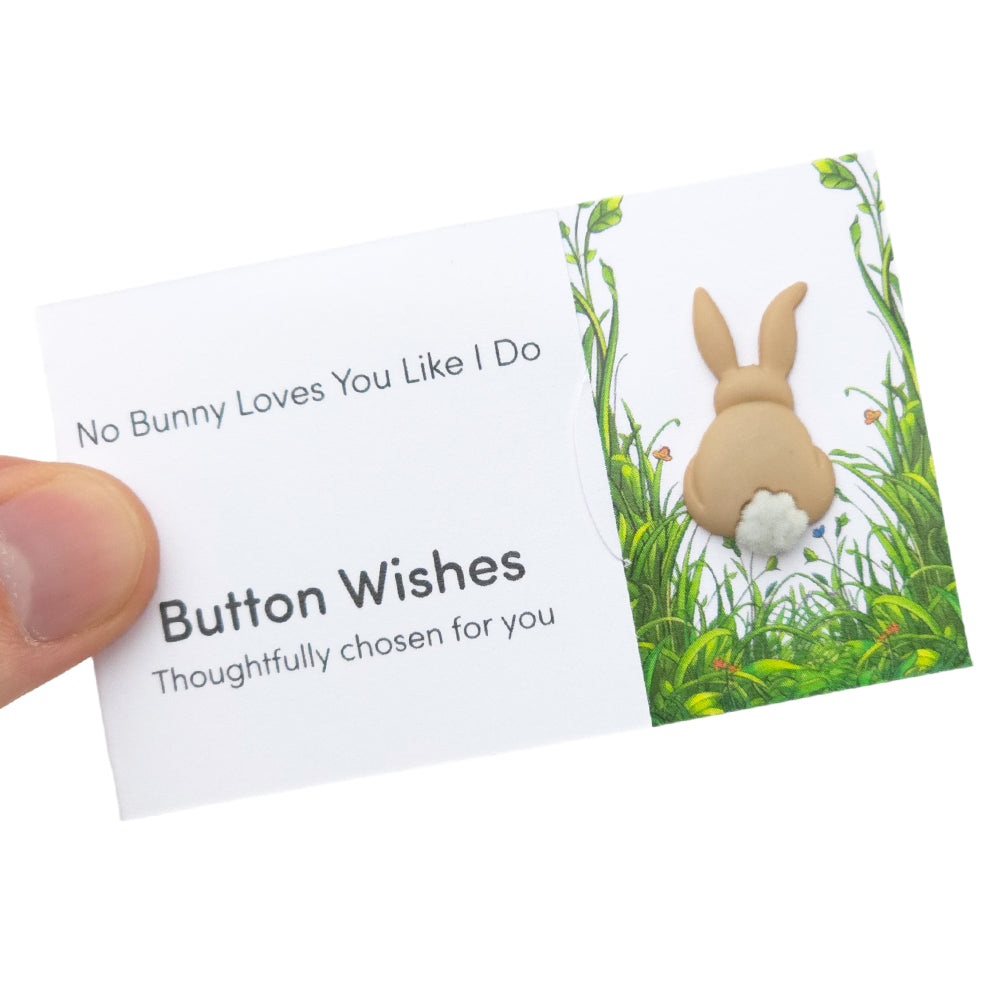 No Bunny Loves You Like I Do | Button Wishes | Mini Gift | Cracker Filler