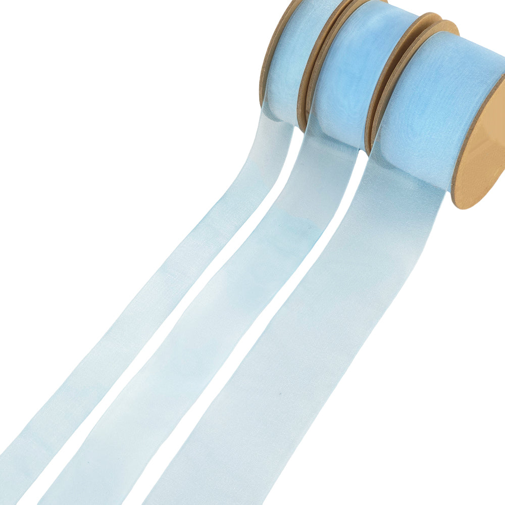 Organza Ribbons | 16mm to 50mm Wide | 5m Reel | Crafts & Cracker Making