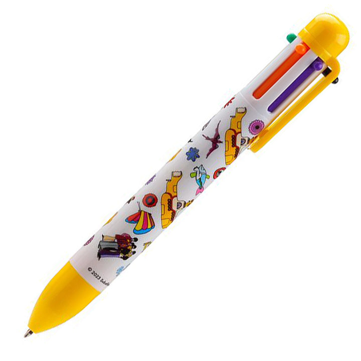 Yellow Submarine Multi 6 Colour Pen | The Beatles | Mini Gift