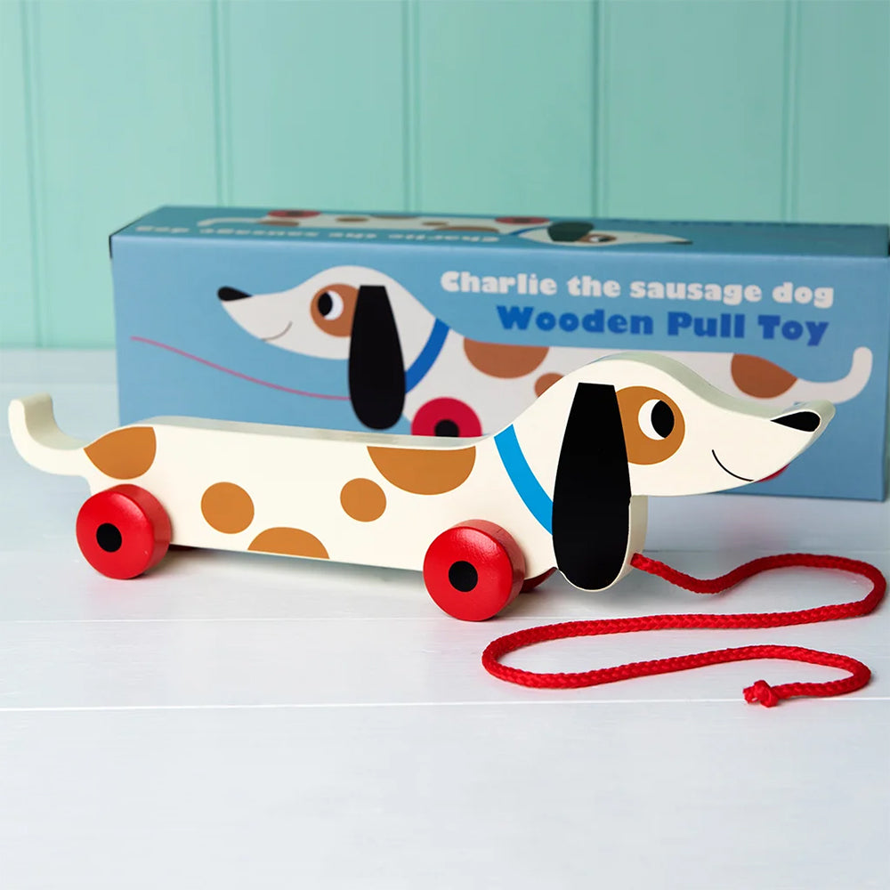 Sausage Dog | Wooden Pull Along Toy | Dachshund | Kids 12m+