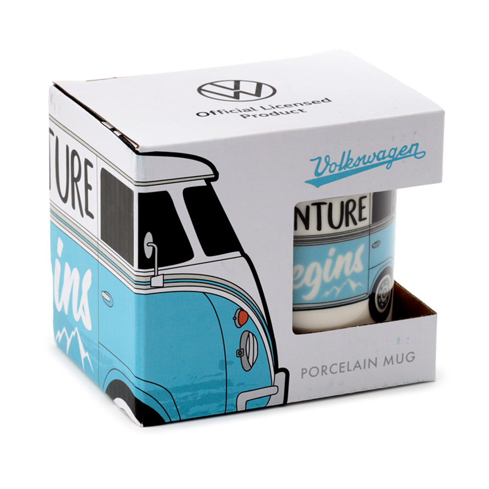 VW Camper Surf Theme | Porcelain Mug | Boxed Gift Idea