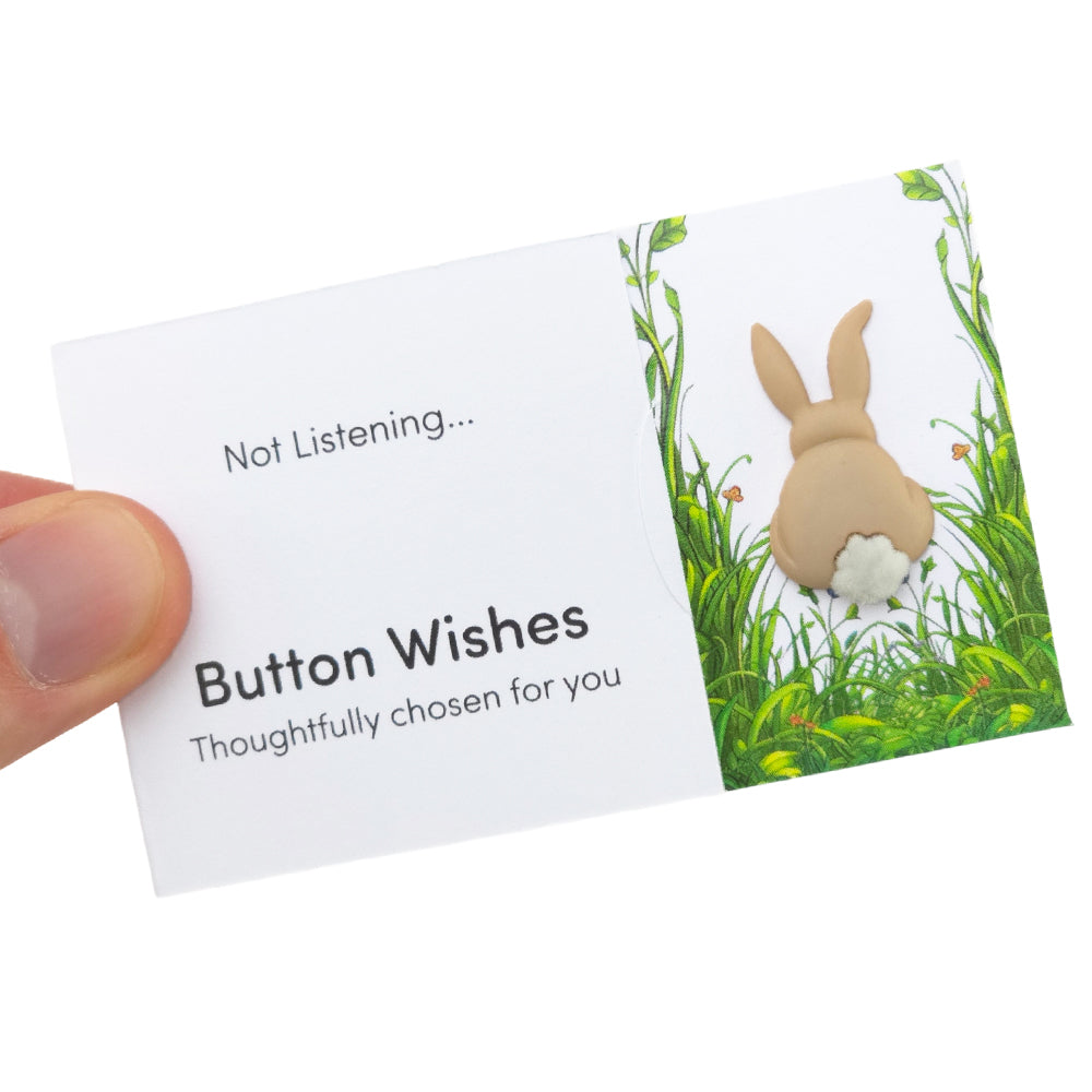 Not Listening… | Button Wishes | Mini Gift | Cracker Filler