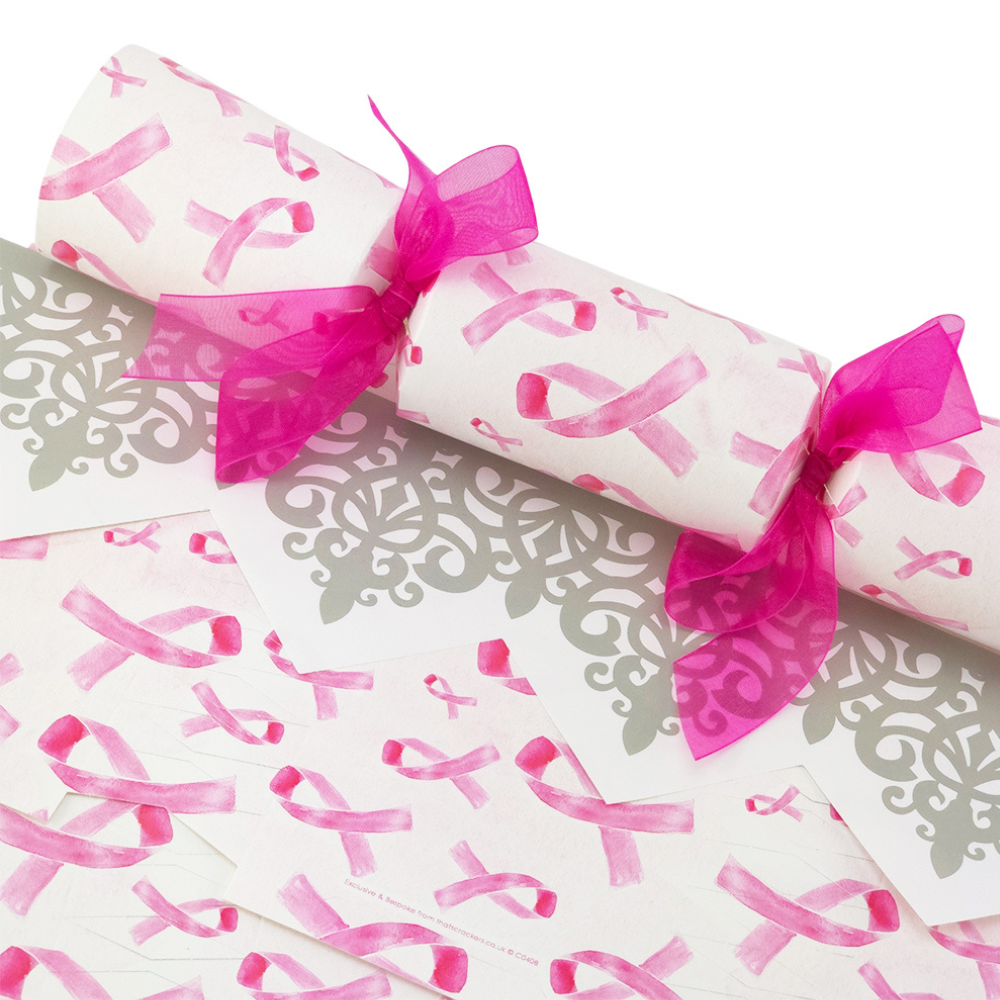 Pink Ribbon | Cracker Making Craft Kit | Make Your Own