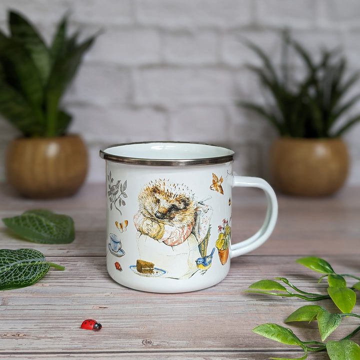 Enamel Mug | Mrs Tiggy-Winkle | Peter Rabbit Beatrix Potter Gift Idea