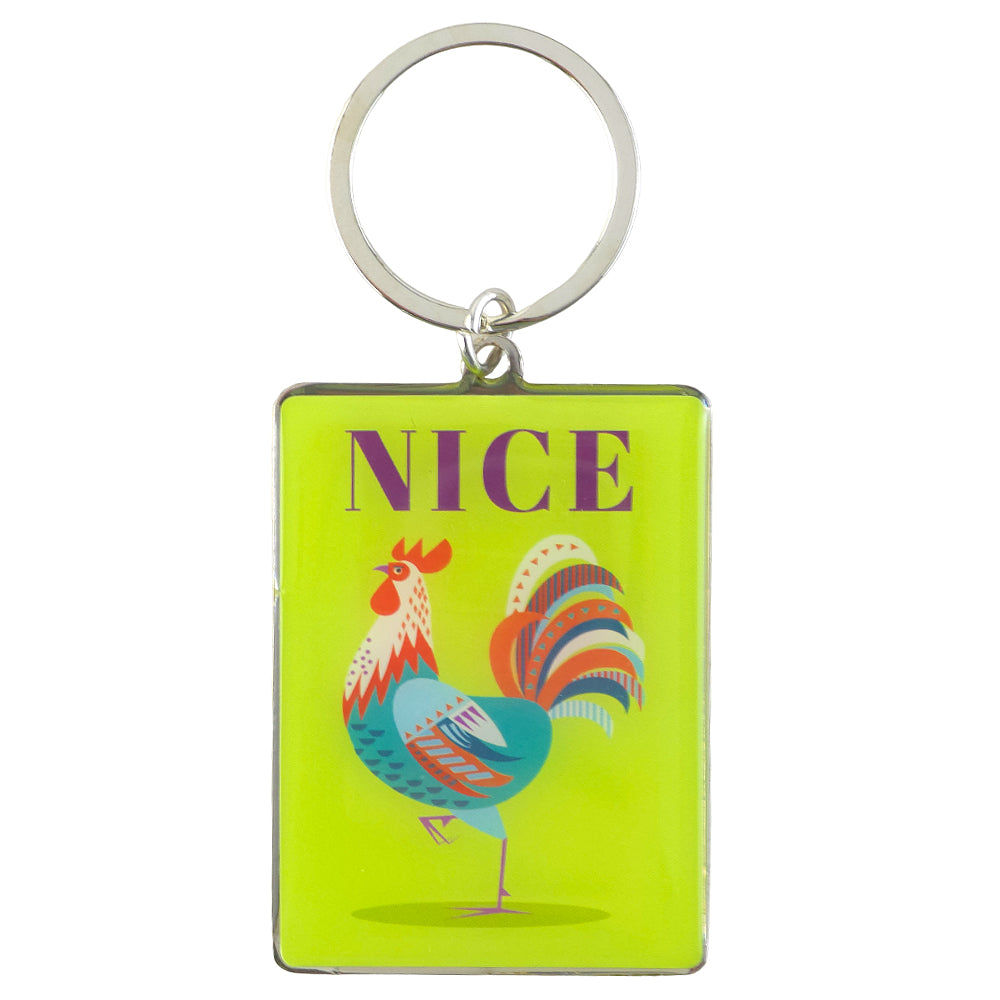 Nice Male Chicken! | Metal Keyring | Little Gift | Cracker Filler