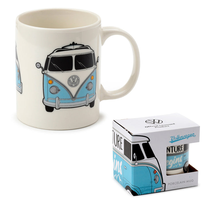 VW Camper Surf Theme | Porcelain Mug | Boxed Gift Idea