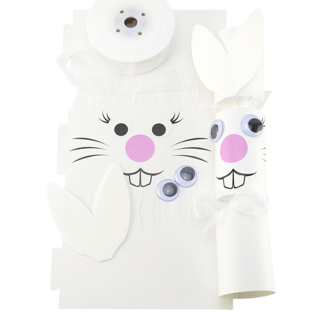 Stand Up Easter Bunny Cracker Making Craft Kit - Makes 6 | Make & Fill Your Own