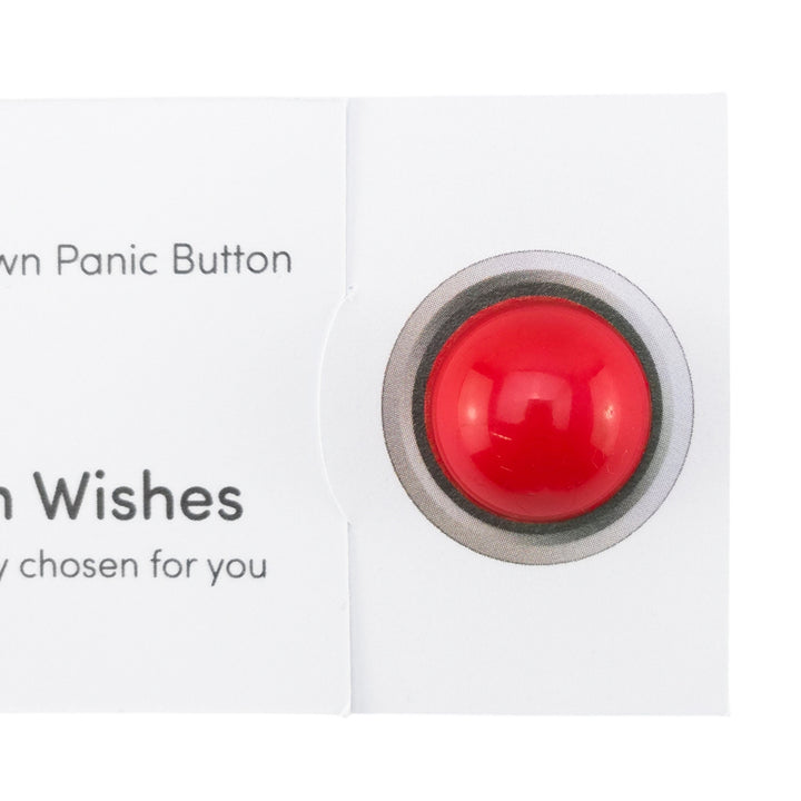 Your Very Own Panic Button | Button Wishes | Mini Gift | Cracker Filler