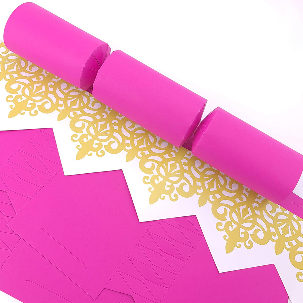 Shocking Pink | Cracker Making DIY Craft Kits | Make Your Own | Eco Recyclable