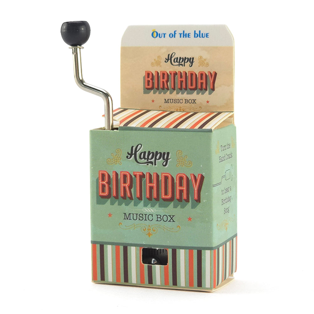 Happy Birthday | Little Wind Up Music Box | Little Gift | Cracker Filler