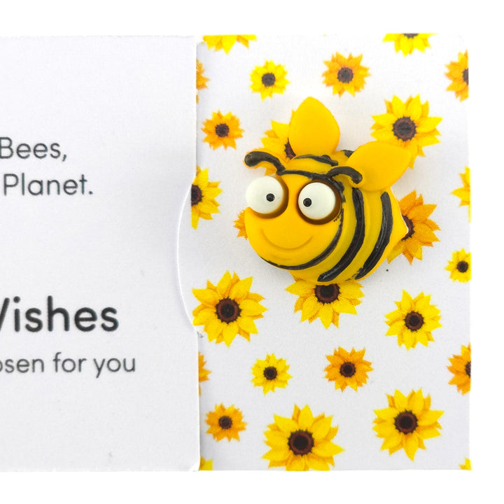 Save the Bees, Protect Our Planet | Button Wishes | Mini Gift | Cracker Filler