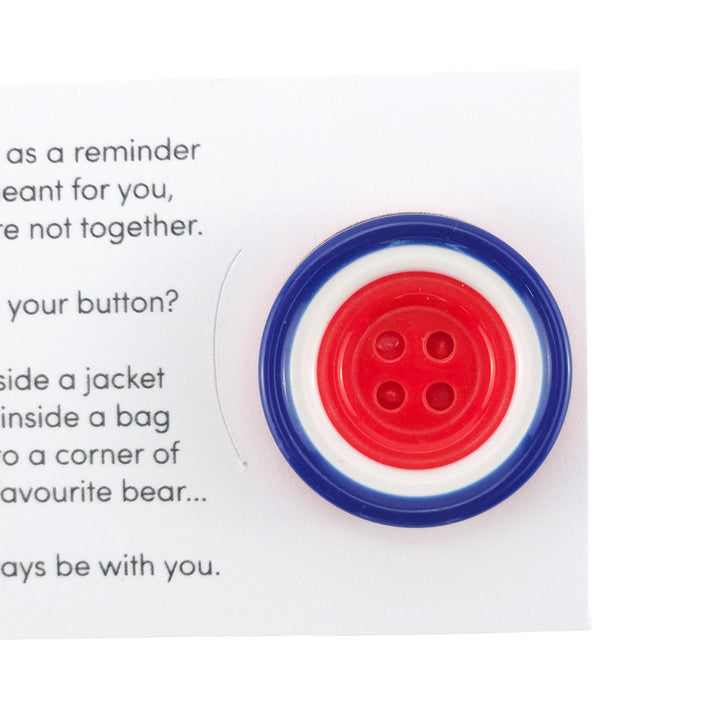 You Are Bang on Target | Button Wishes Sew On Token | Mini Gift | Cracker Filler