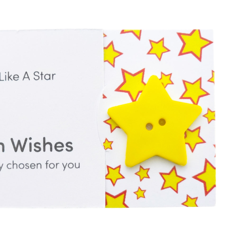 Shine Like a Star | Button Wishes | Mini Gift | Cracker Filler