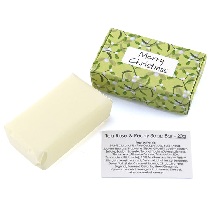 Simply Mistletoe | Merry Christmas | 20g Scented Soap | Mini Gift Cracker Filler