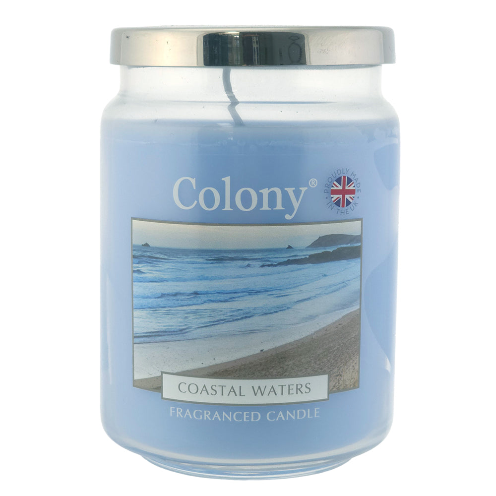 Coastal Waters | Large Fragranced Jar Candle | Home Décor & Gift Idea