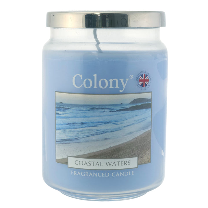 Coastal Waters | Large Fragranced Jar Candle | Home Décor & Gift Idea