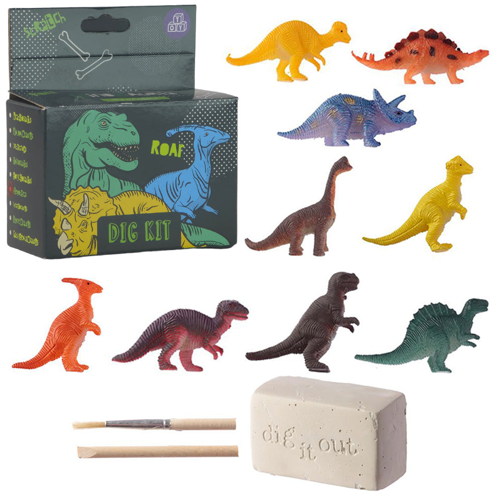 Mini Dinosaur Dig-A-Saurus Dig it Out Kit | Kids Activity – The Cracker ...