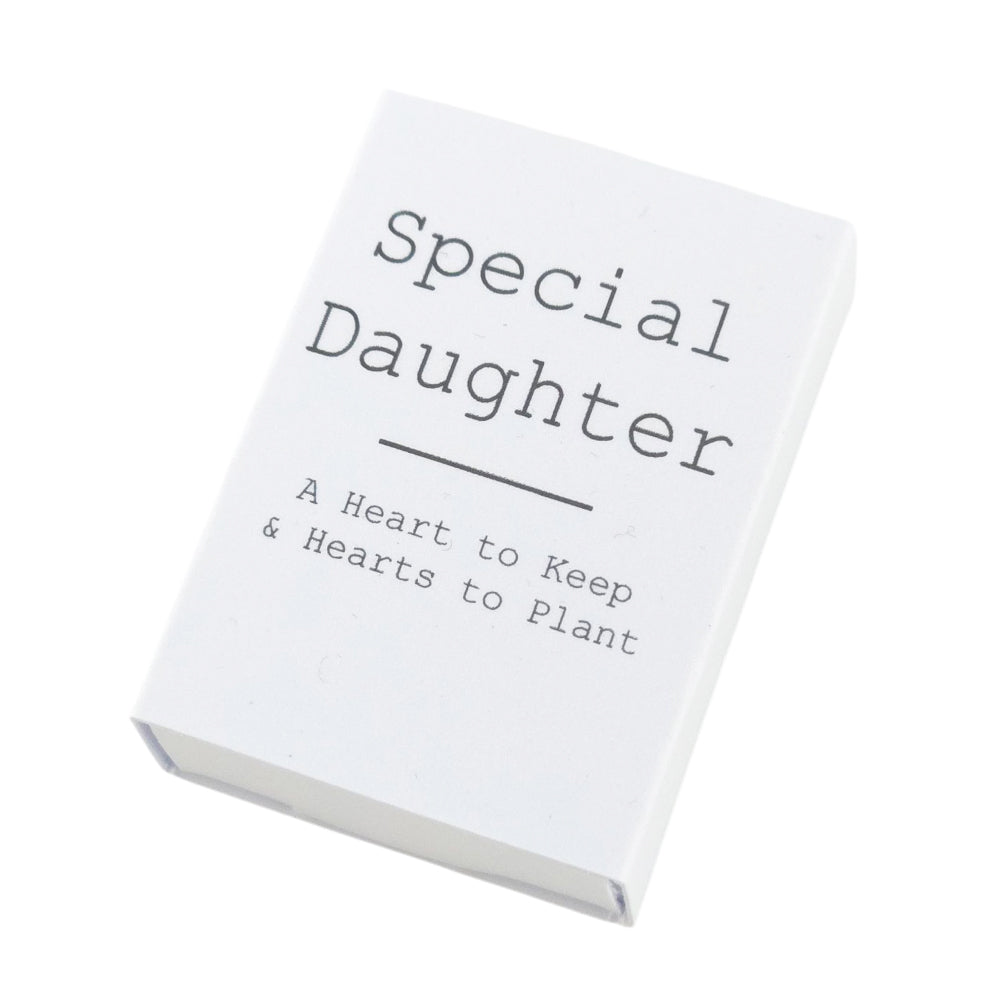 Special Daughter | Hearts to Keep and to Plant | Cracker Filler | Mini Gift