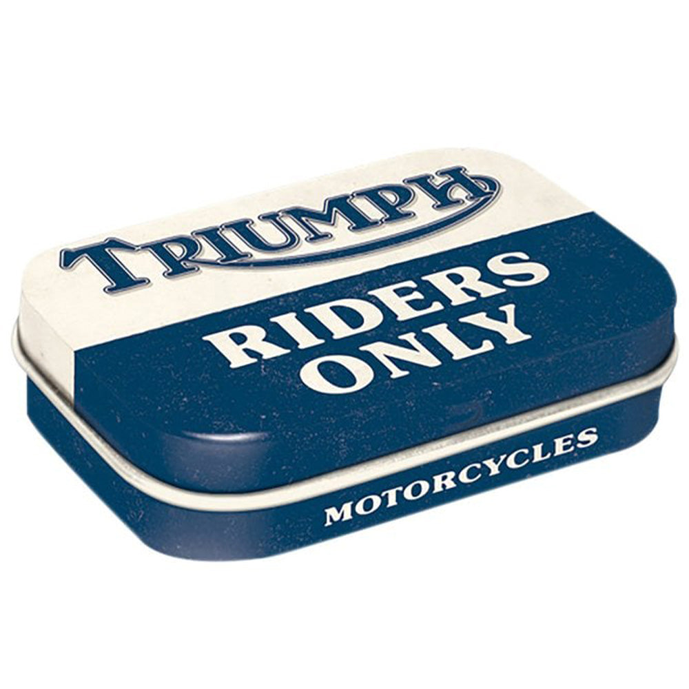 Triumph Riders Only | 15g Sugar Free Mint Tin | Cracker Filler | Mini Gift