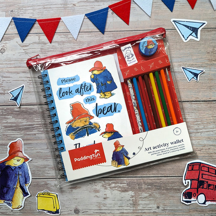 Paddington Bear | Art Activity Wallet | Kids Painting | Gift Idea