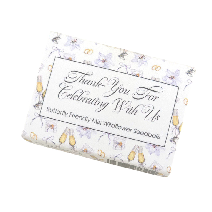 Thankyou for Celebrating | Wedding Seedball Matchbox | Cracker Filler | Mini Gift