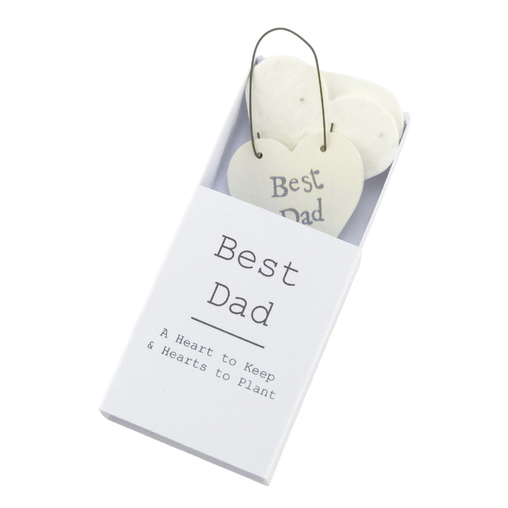 Best Dad | Hearts to Keep and to Plant | Cracker Filler | Mini Gift