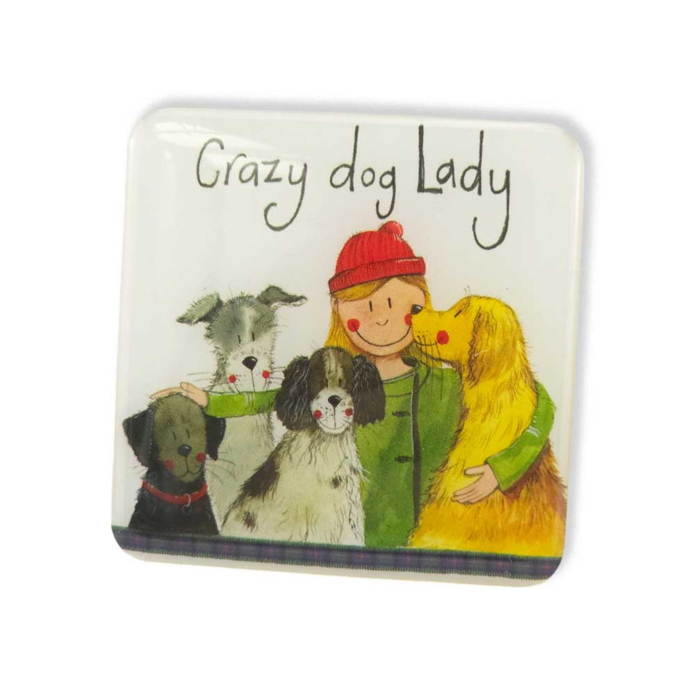 Crazy Dog Lady | Fridge Magnet | Little Gift | Cracker Filler