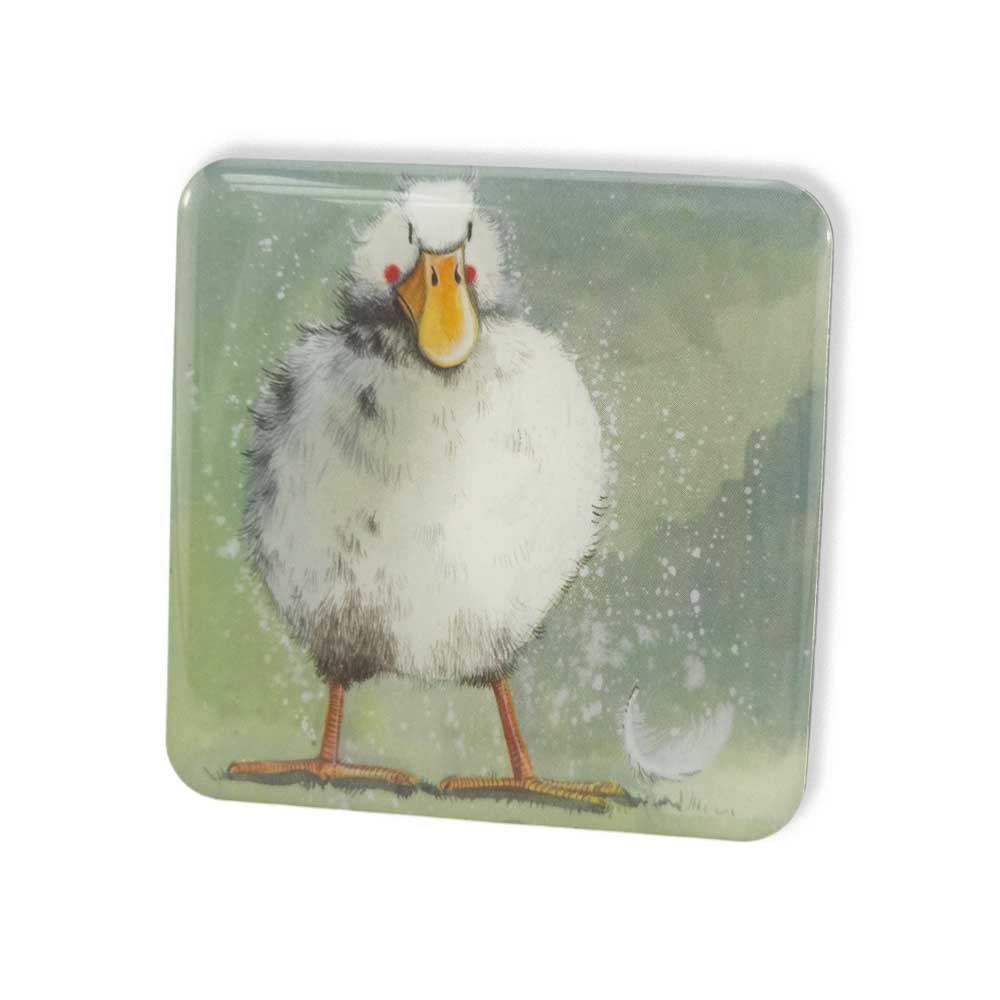 Feathers the Duck | Fridge Magnet | Little Gift | Cracker Filler