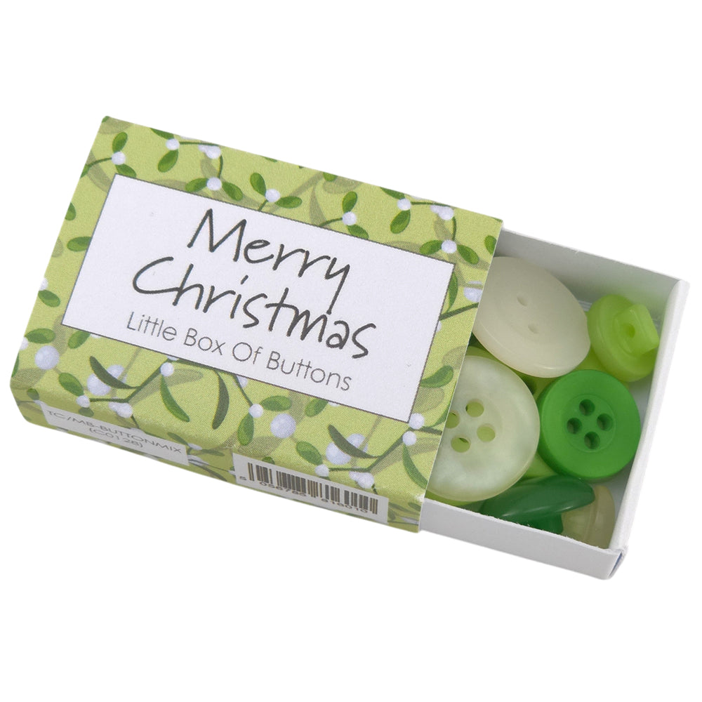 Simply Mistletoe | Little Crafty Box of Buttons | Cracker Filler | Little Gift