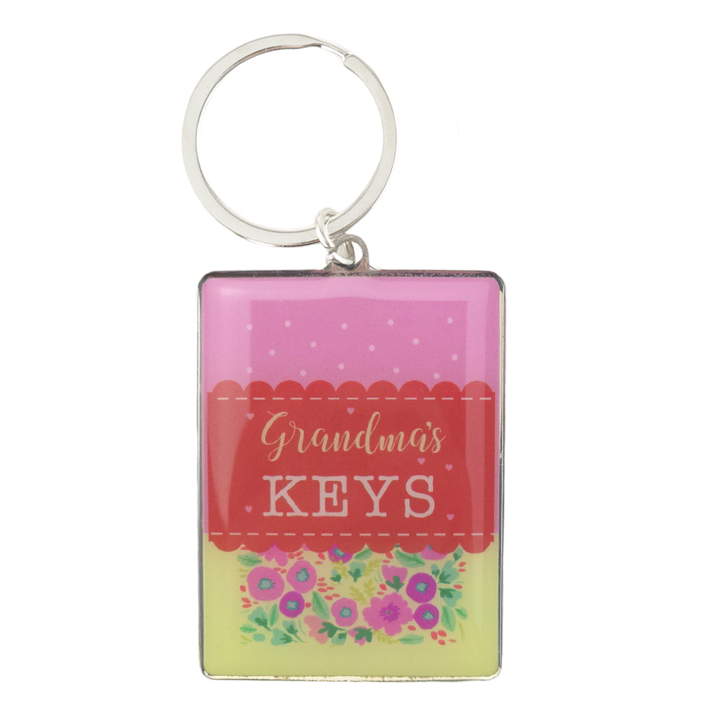 Grandma's Keys | Metal Keyring | Little Gift | Cracker Filler