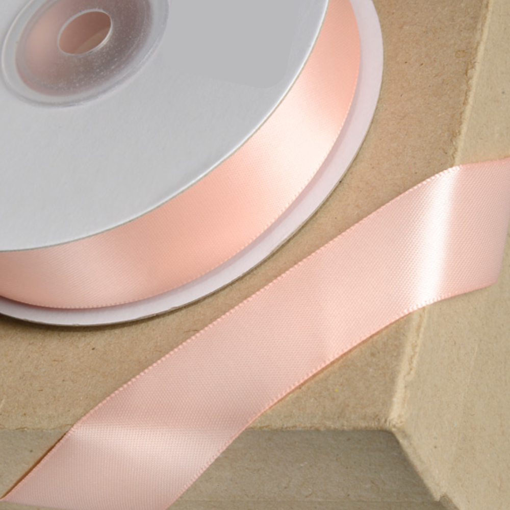 15mm or 23mm Double Faced Satin Ribbon | 25m Long