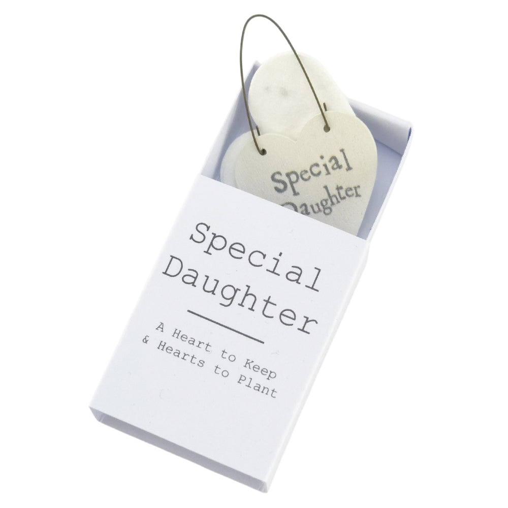 Special Daughter | Hearts to Keep and to Plant | Cracker Filler | Little Gift