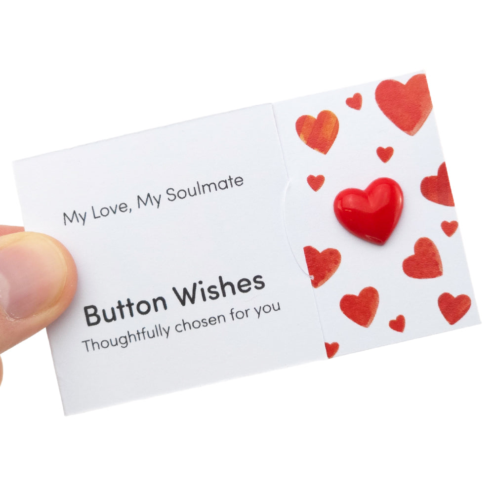 My Love, My Soulmate | Button Wishes | Mini Gift | Cracker Filler