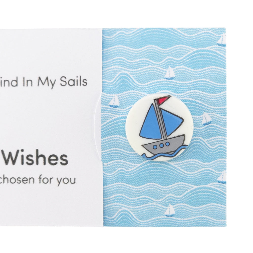 You Are The Wind in My Sails | Button Wishes | Mini Gift | Cracker Filler