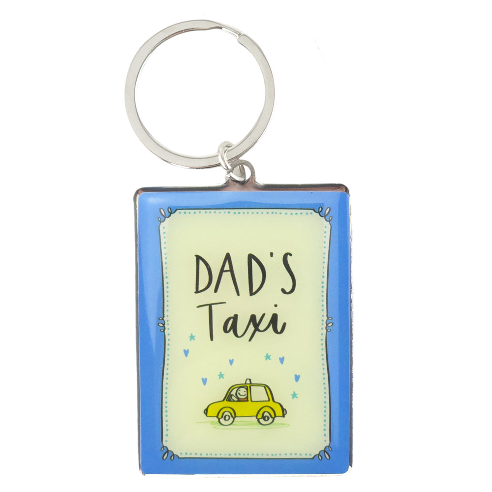 Dad's Taxi | Metal Keyring | Little Gift | Cracker Filler