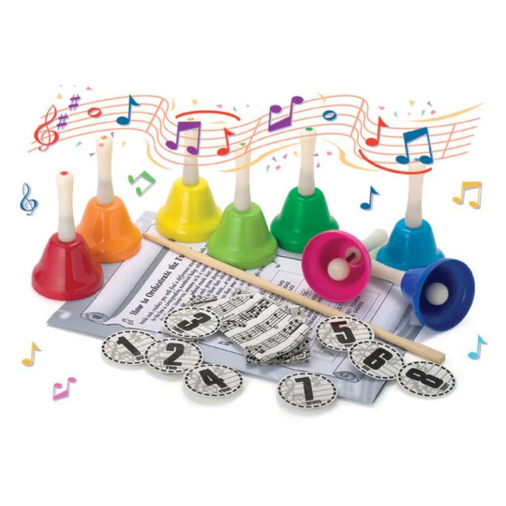 8 Large Premium Christmas Music Crackers | With Bells & Music Sheets | Ready Made