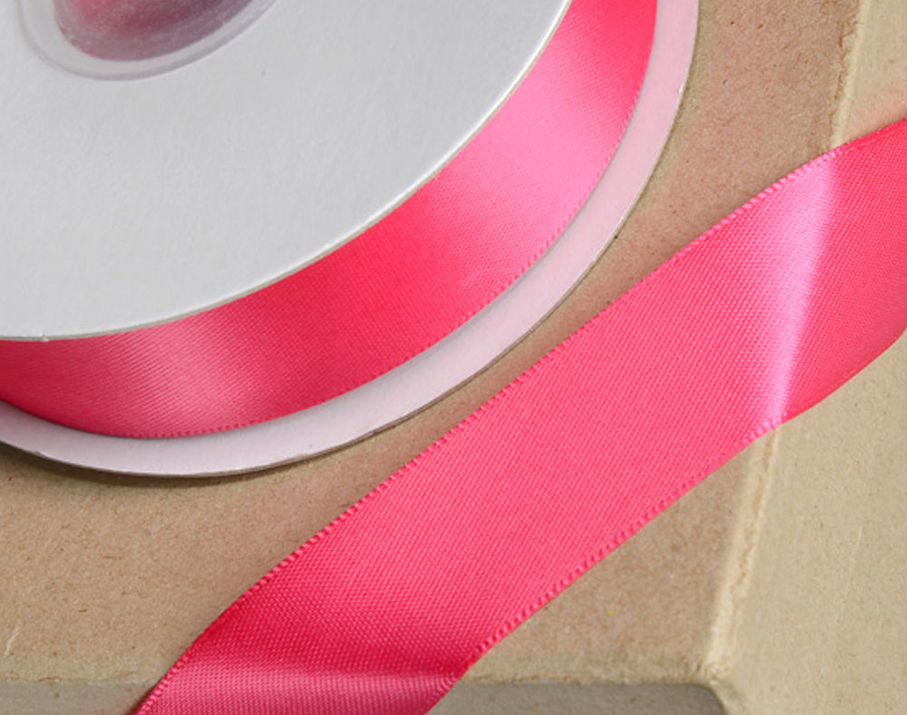 15mm or 23mm Double Faced Satin Ribbon | 25m Long