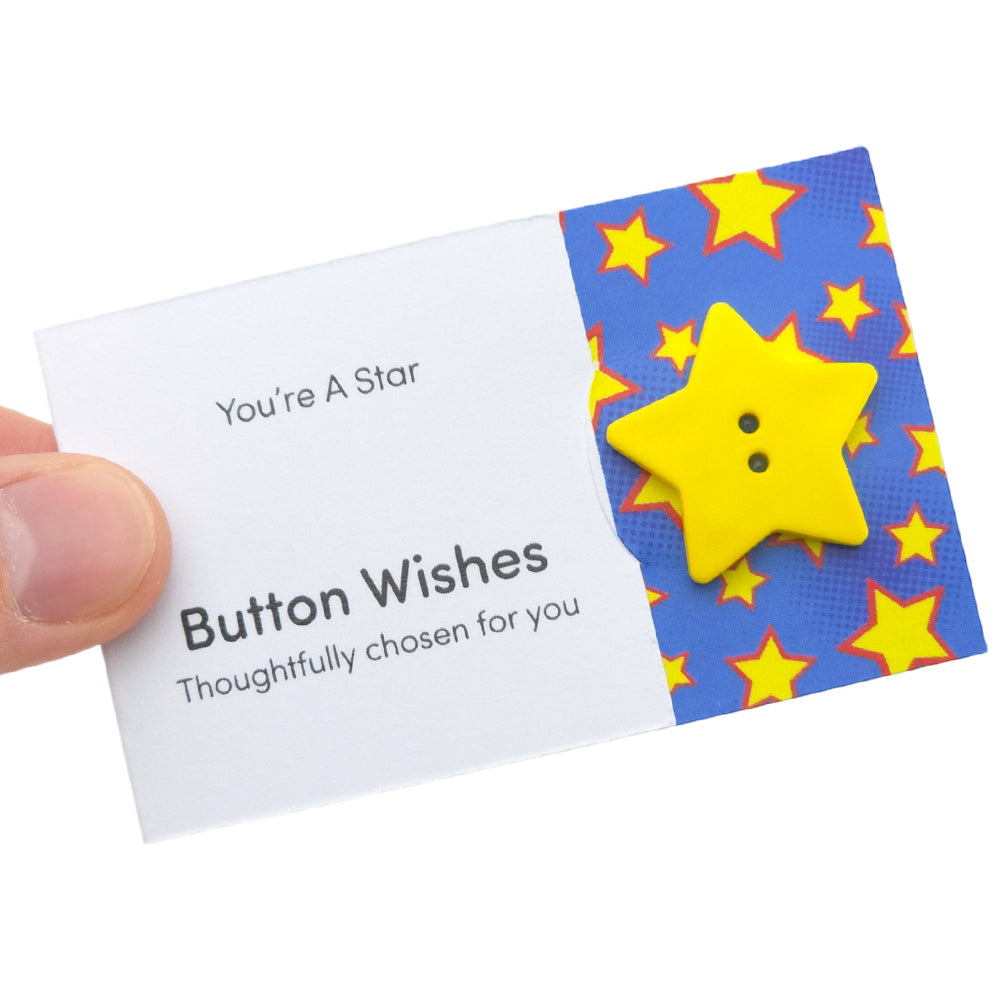 You're a Star | Button Wishes | Mini Gift | Cracker Filler