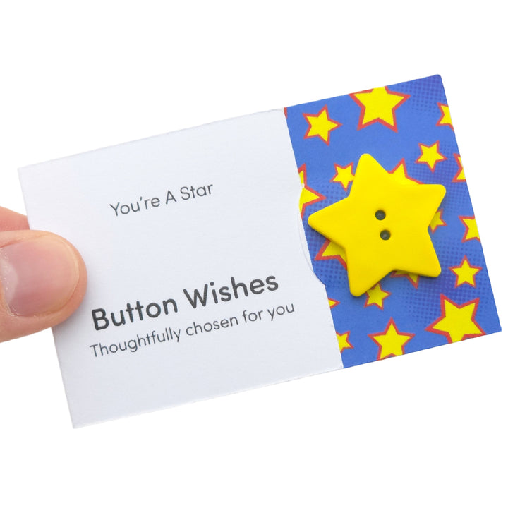 You're a Star | Button Wishes | Mini Gift | Cracker Filler