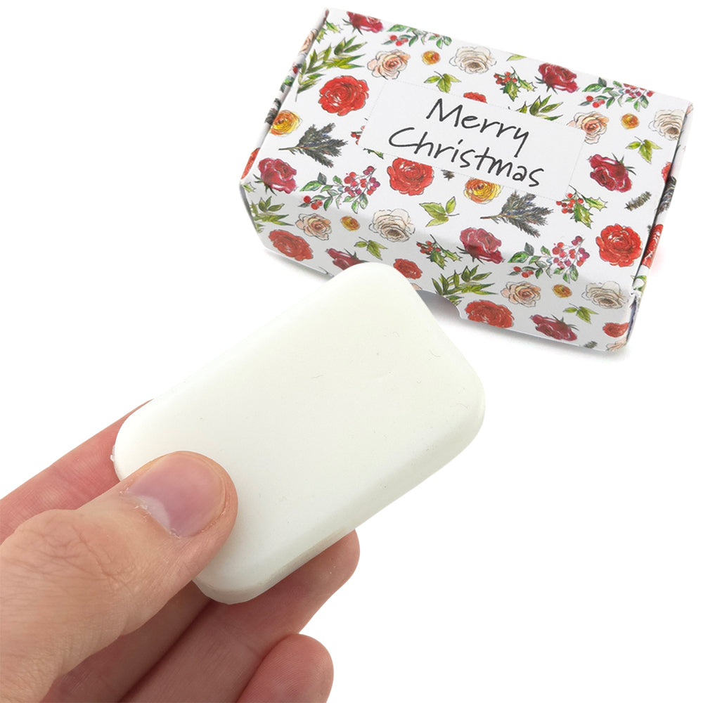 Christmas Flora | Merry Christmas | 20g Scented Soap | Little Gift Cracker Filler