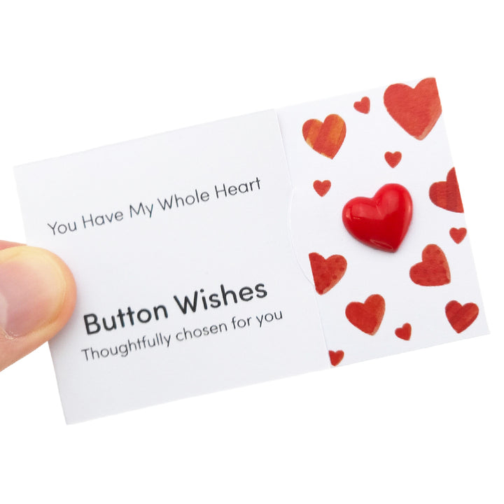 You Have My Whole Heart | Button Wishes | Mini Gift | Cracker Filler